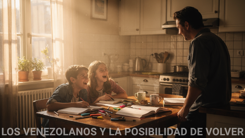 Si hay un tema que emerge con más fuerza que ningún otro en los testimonios de la diáspora, es el de los hijos.